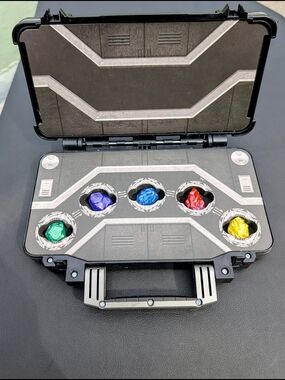 Disney Guardians Of The Galaxy Cosmic Rewind Case With All Infinity Stones